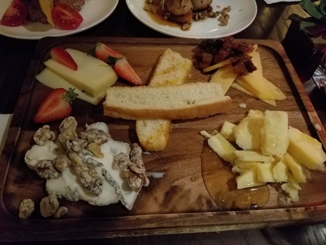 sharp cheddar, aged gouda, blue cheese, fontina