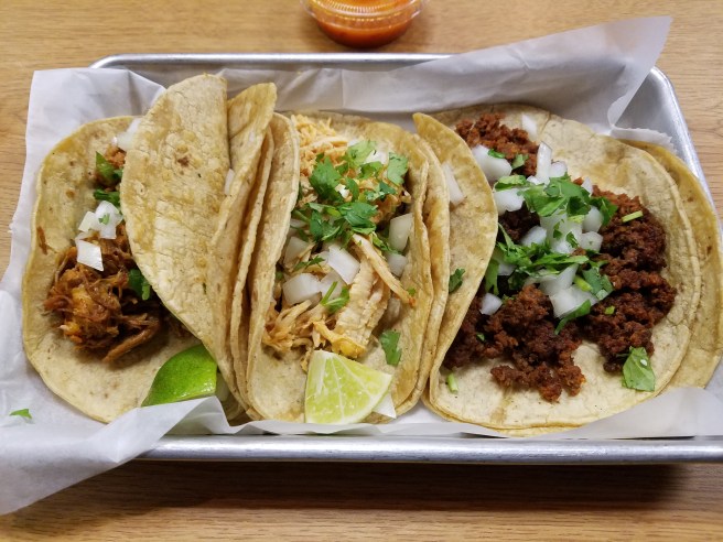 tres tacos
